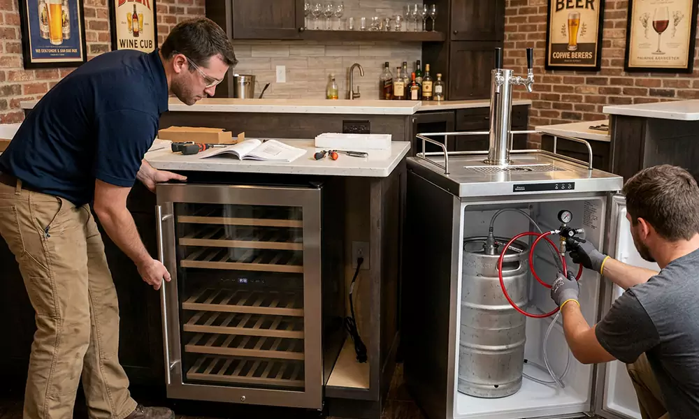 Wine Cooler and Kegerator Installation in Lemon Grove, CA