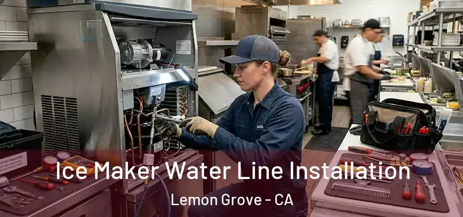 Ice Maker Water Line Installation Lemon Grove - CA