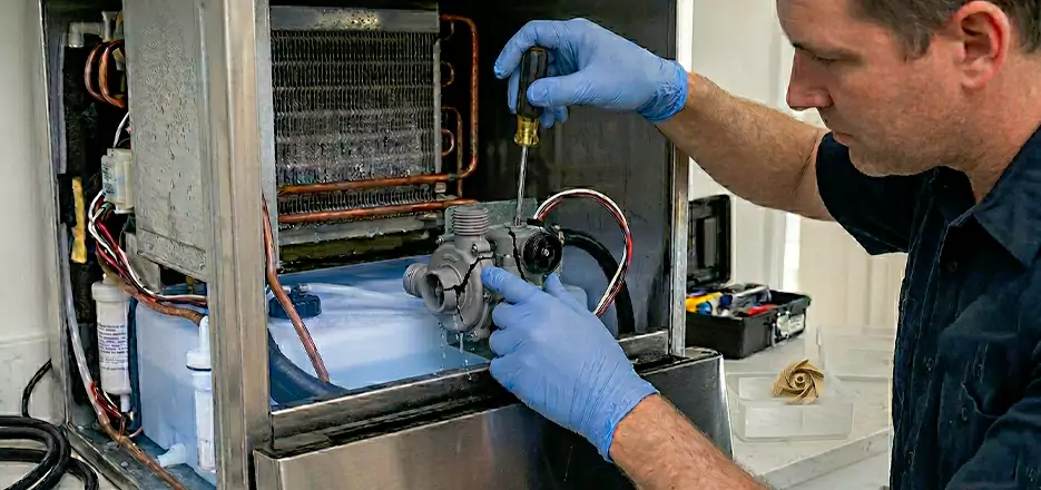 Commercial Ice Maker Water Pump Repair in Lemon Grove