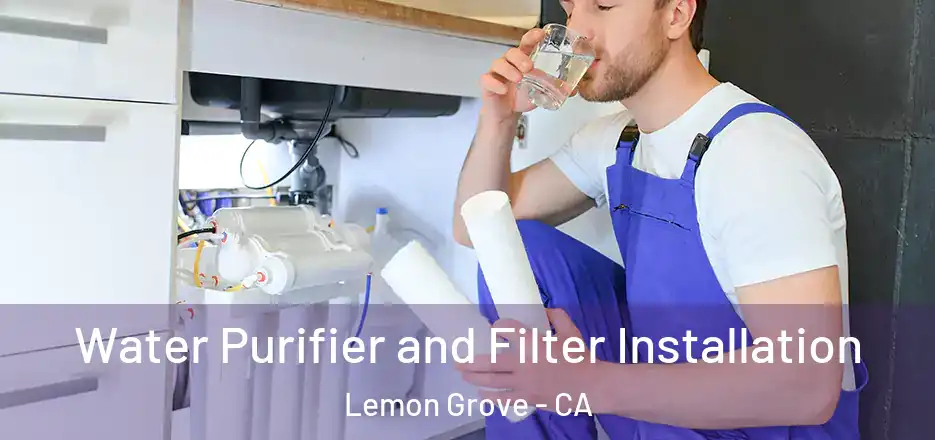  Water Purifier and Filter Installation Lemon Grove - CA